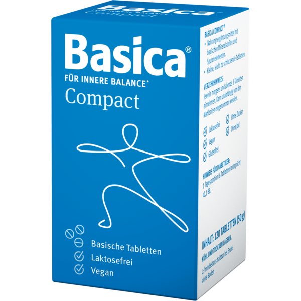 Produktverpackung Basica Compact® - Basische Tabletten